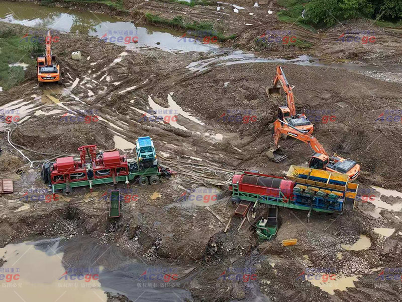 移动式砂金设备